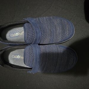 OrthoFeet Women's Navy Comfort Sneakers
